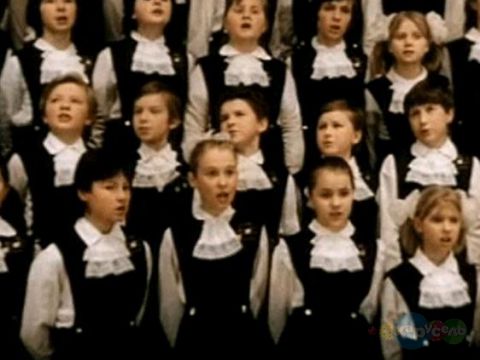 Хор Ленинградского радио и телевидения - Грёзы (Р. Шуман. Обработка для хора А.В. Александрова)